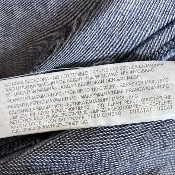 Zara Denim Couture chambray dress small - Picture 7 of 8